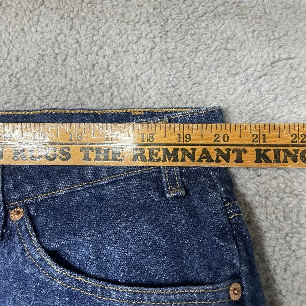 Vintage 90s Levi's 550 Jeans Mens 42x32 Relaxed Tapered Blue Denim Orange Tab